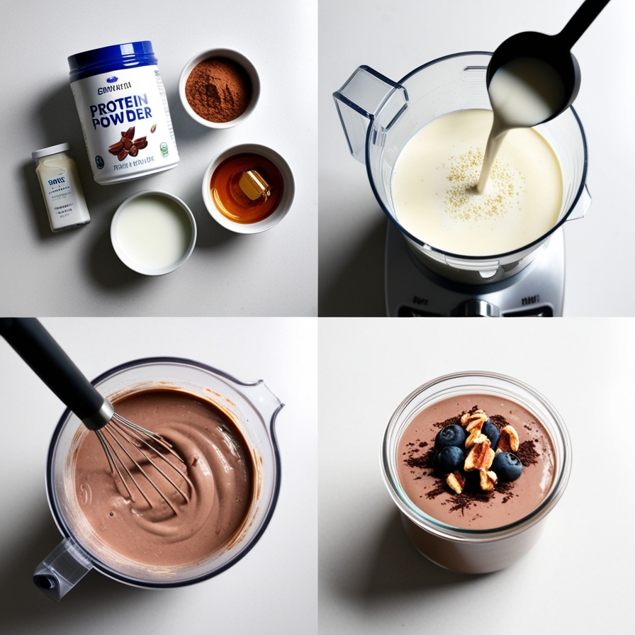 Step-by-Step Process of Making Protein Pudding