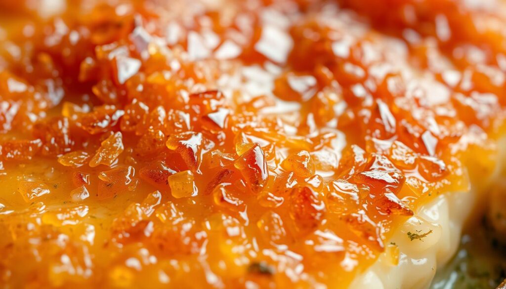 caramelized sugar crust