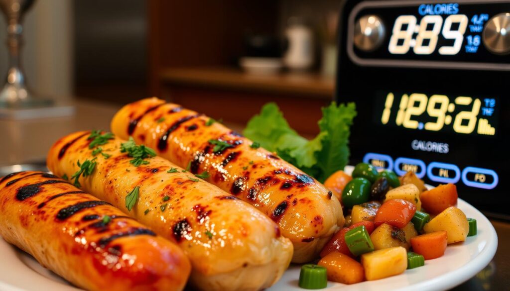 chicken apple sausage calories