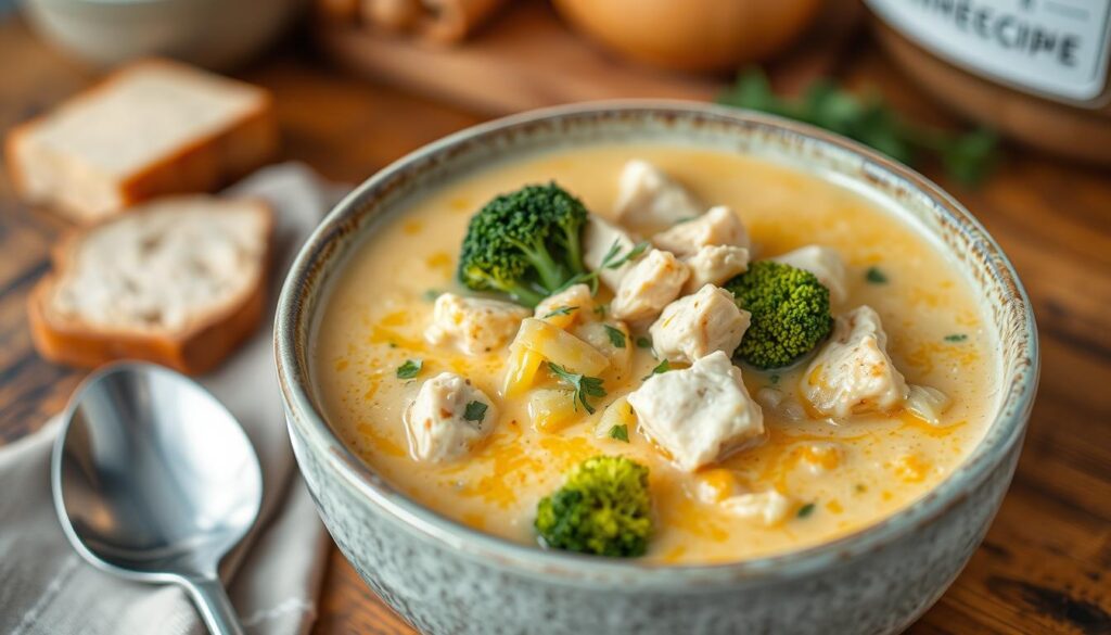 chicken broccoli cheddar soup