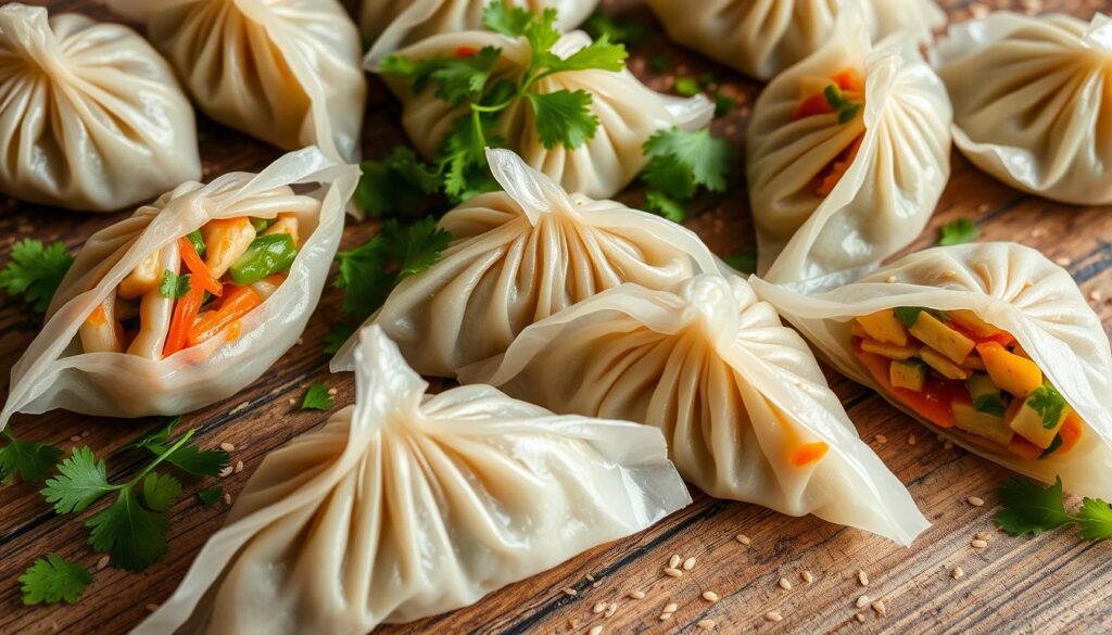 vegetarian Chinese dumplings