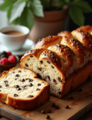 Perfect braided brioche loaf