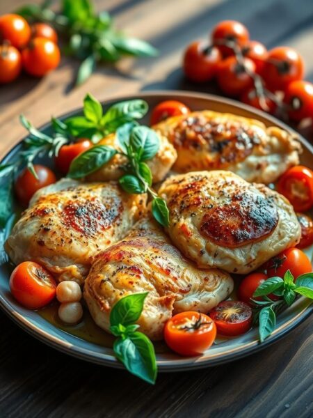 baked tuscan chicken