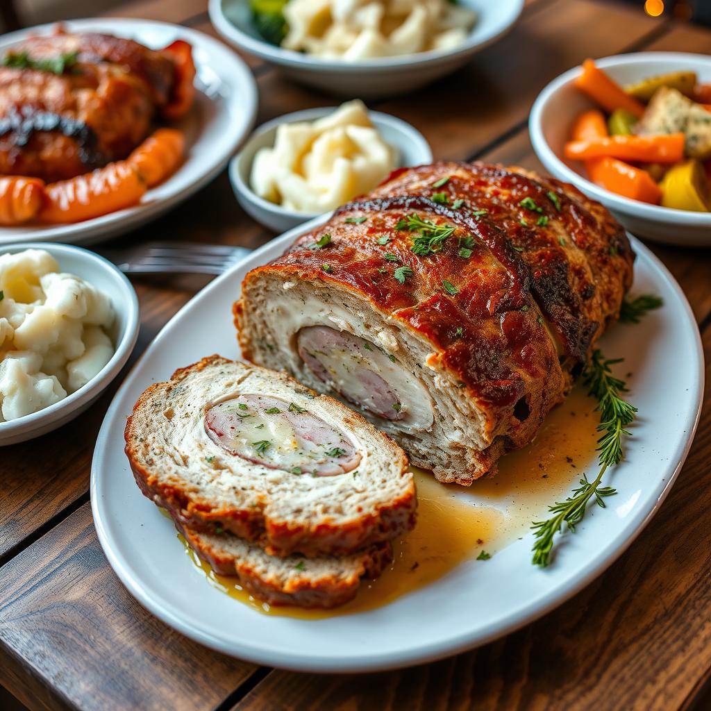 chicken cordon bleu meatloaf recipe