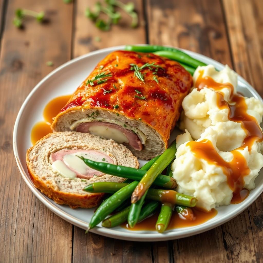 chicken cordon bleu meatloaf recipe