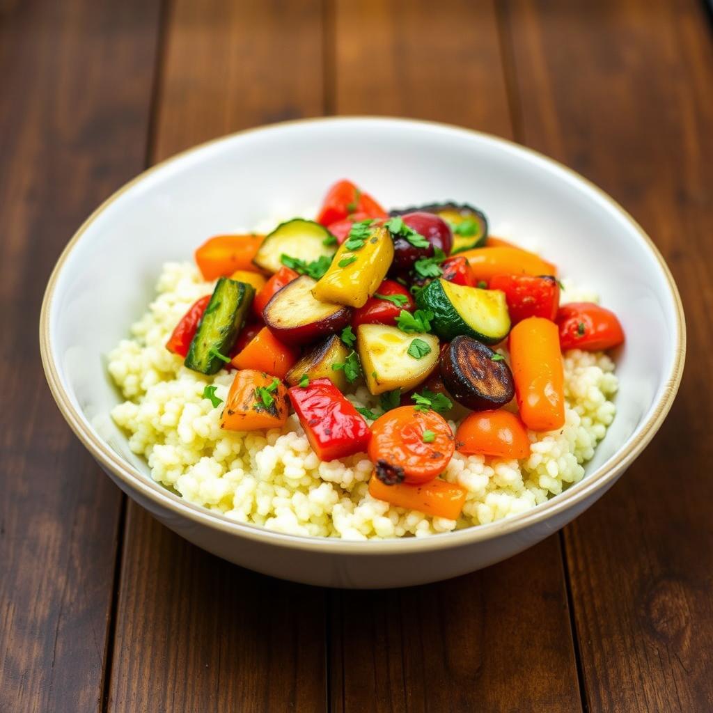 couscous with roasted vegetables