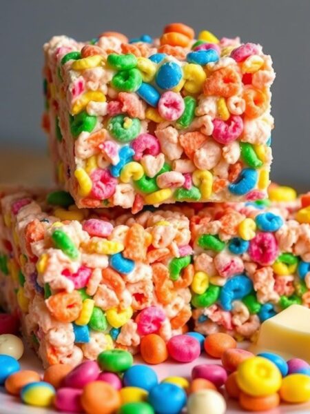 fruity pebble rice crispy treats