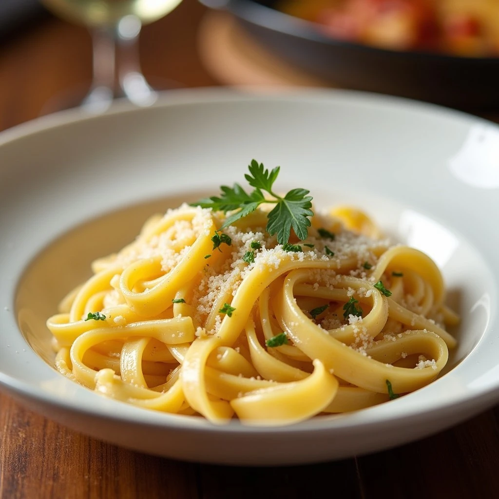 tagliatelle alla panna pasta