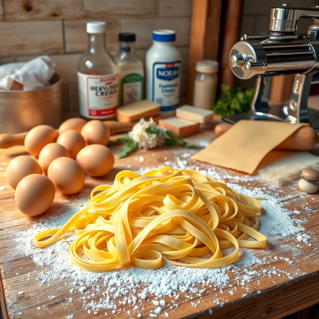 homemade tagliatelle recipe