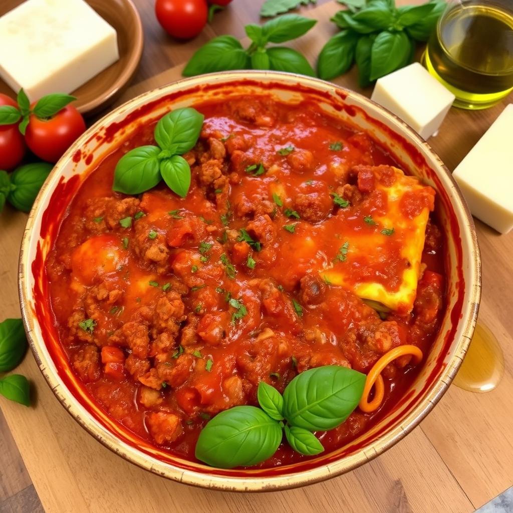 lasagna bolognese sauce