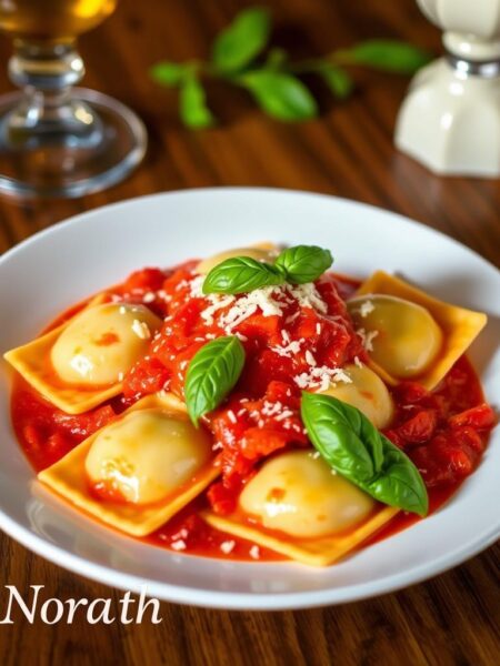 ravioli marinara