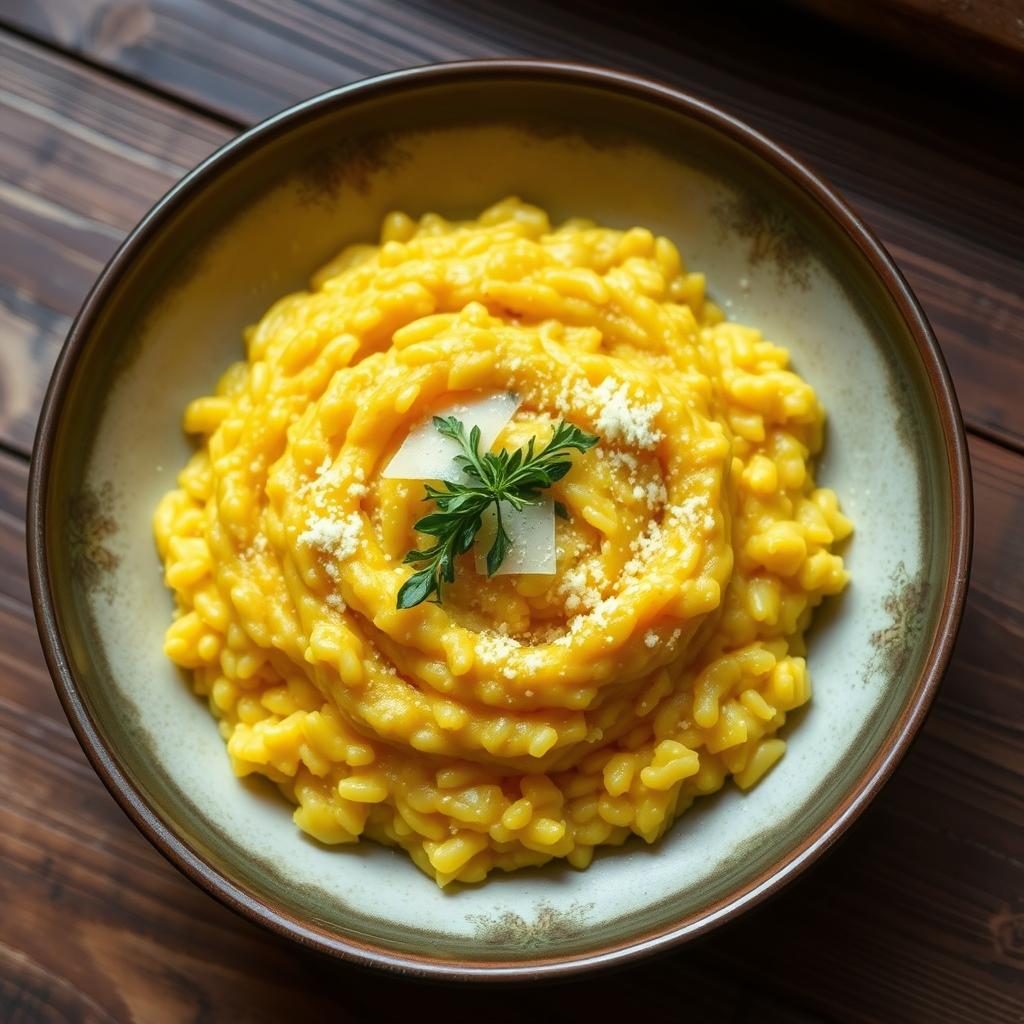 saffron risotto