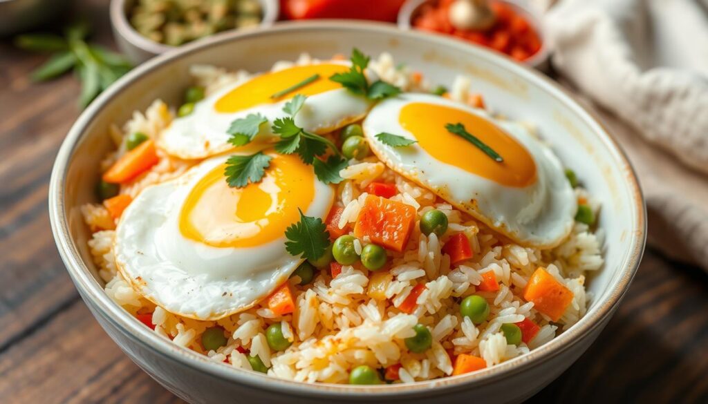 south indian egg fried rice