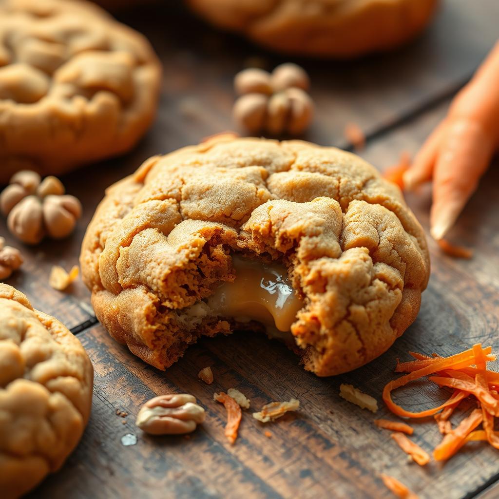 stuffed carrot cake cookies