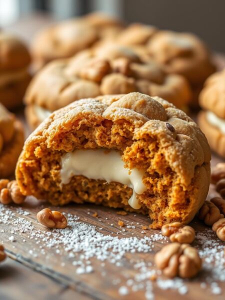 stuffed carrot cake cookies