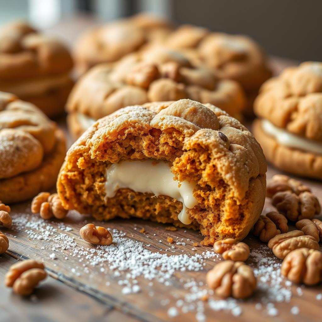 stuffed carrot cake cookies