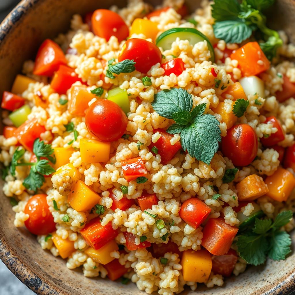 vegetable couscous salad