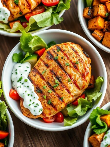 Chicken Tzatziki Bowls