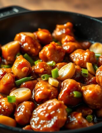 Chinese honey garlic chicken
