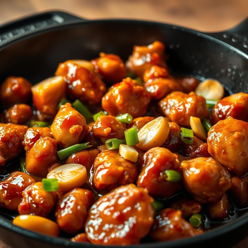 Chinese honey garlic chicken