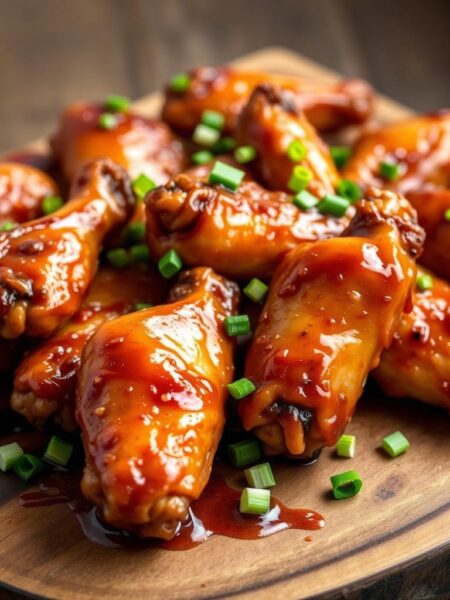 Soy Garlic Chicken Wings