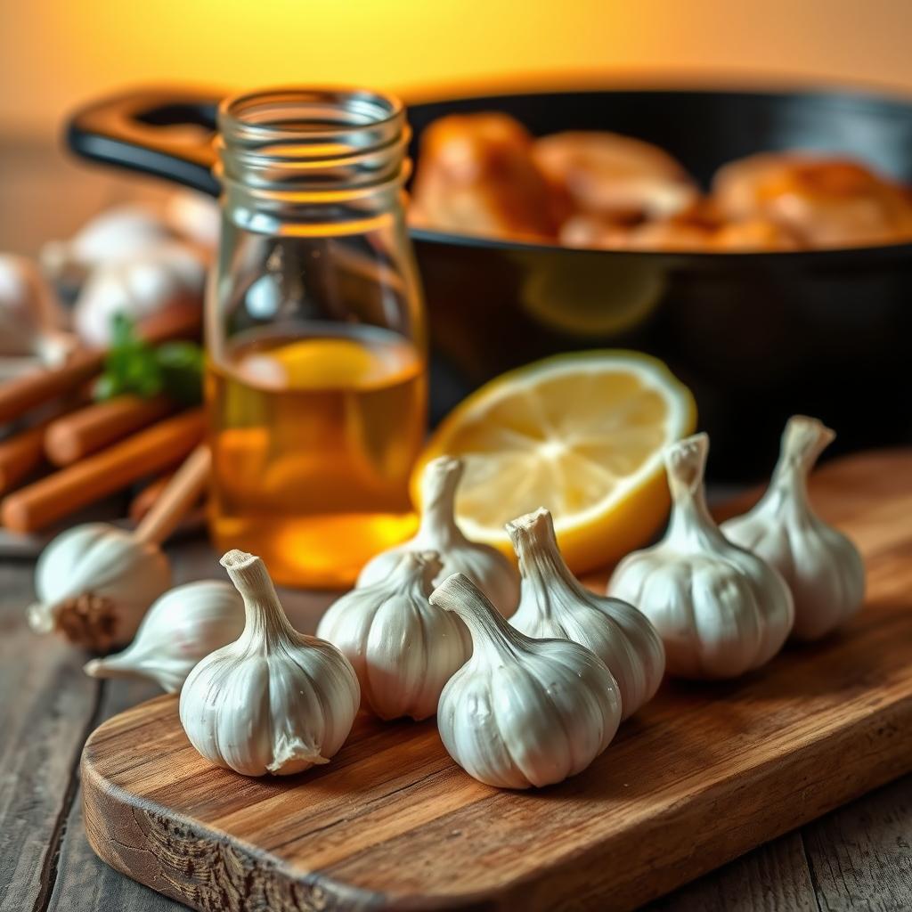 homemade honey garlic chicken ingredients