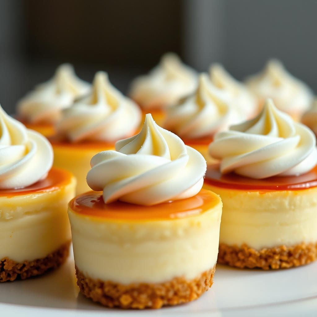 mini cheesecake recipe with graham cracker crust