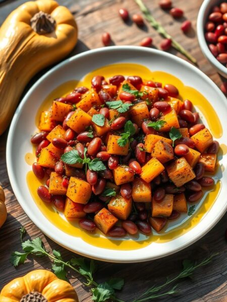 recipe squash and kidney beans