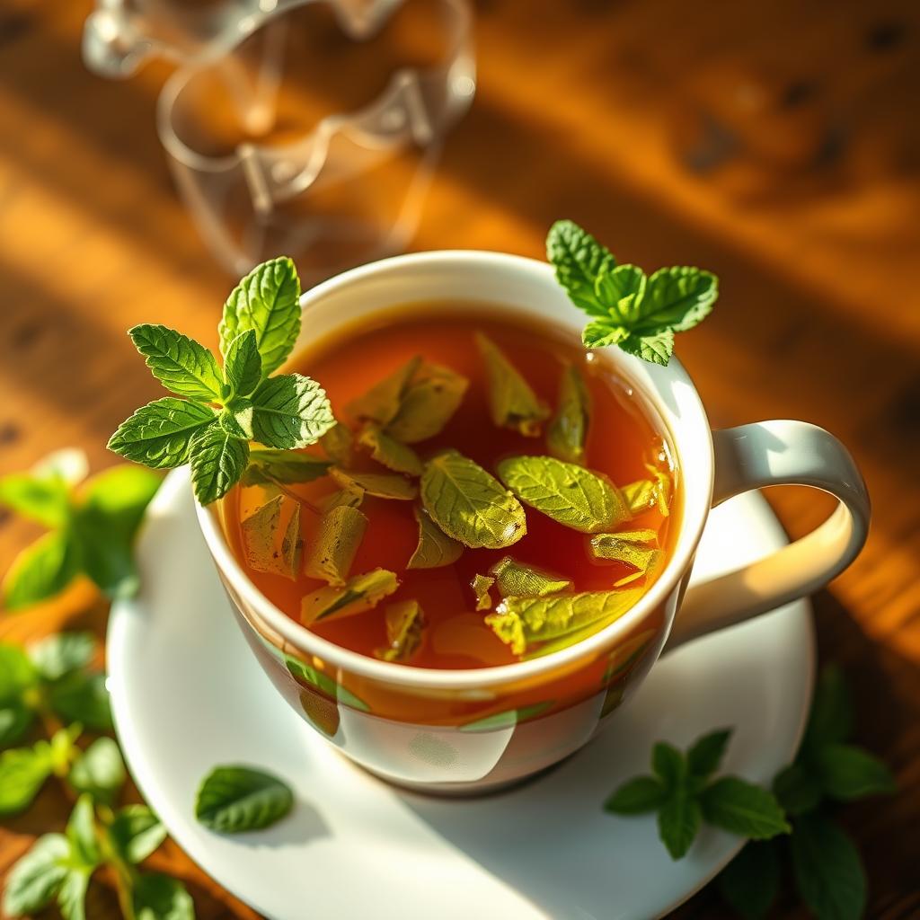 refreshing mint tea