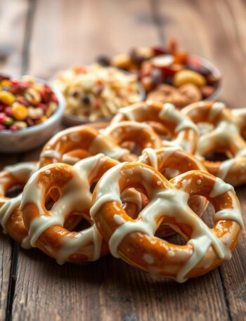 white chocolate covered pretzels