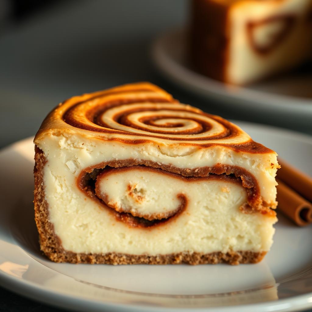 easy cinnamon roll cheesecake