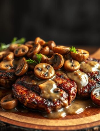 Beef Steaks with Mushroom