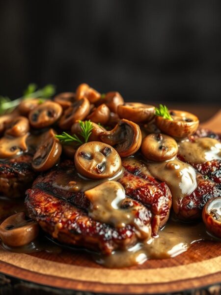 Beef Steaks with Mushroom