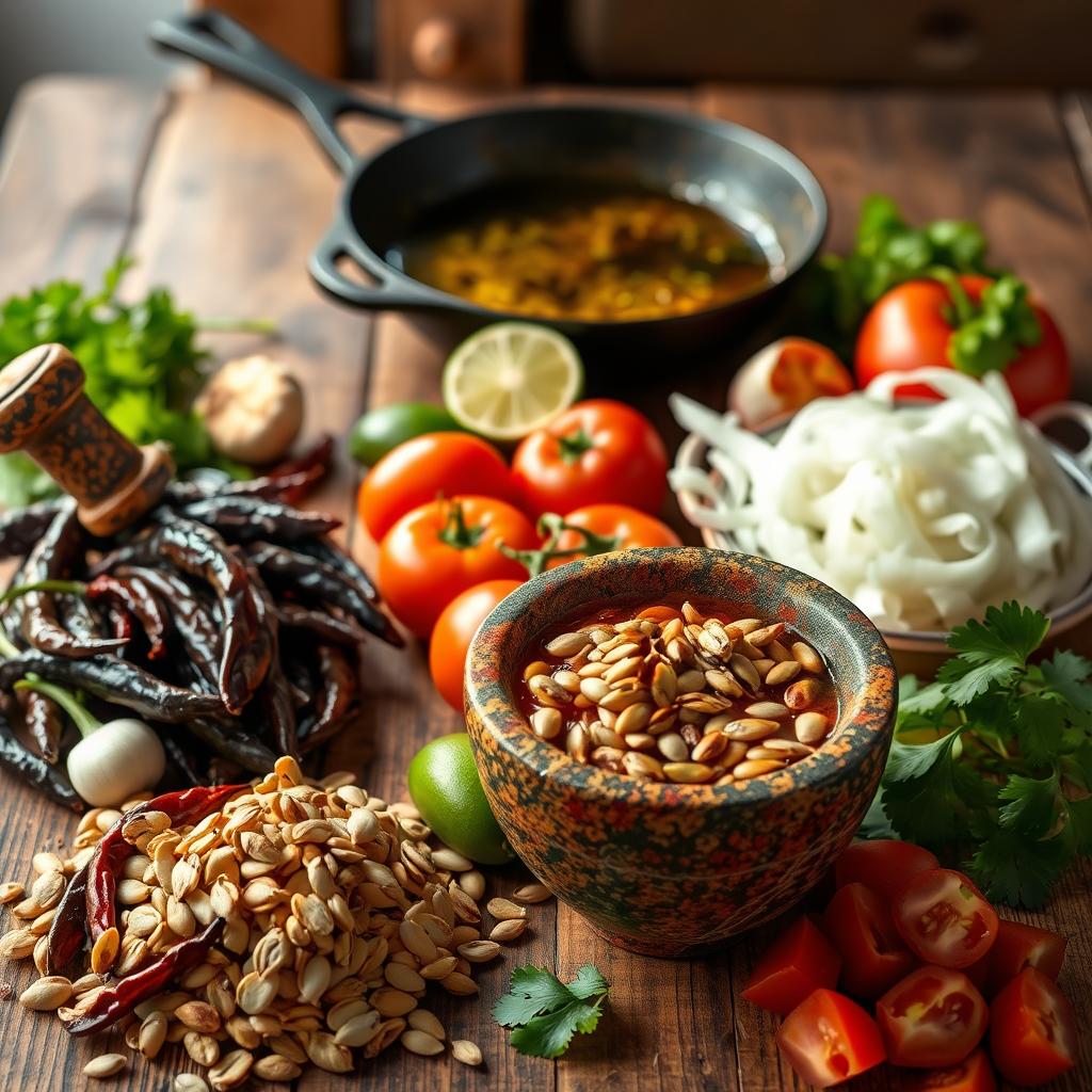 Salsa Macha ingredients Salsa Macha ingredients