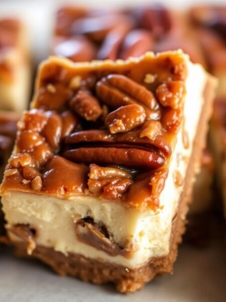 pecan pie cheesecake bars
