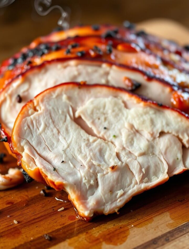 smoking a turkey breast