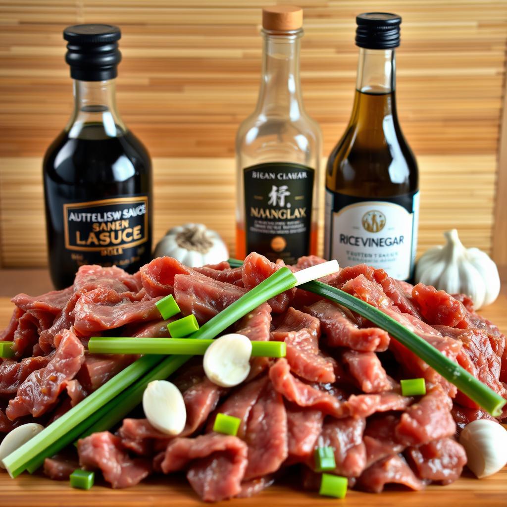 Mongolian Beef Ingredients Mongolian Beef Ingredients