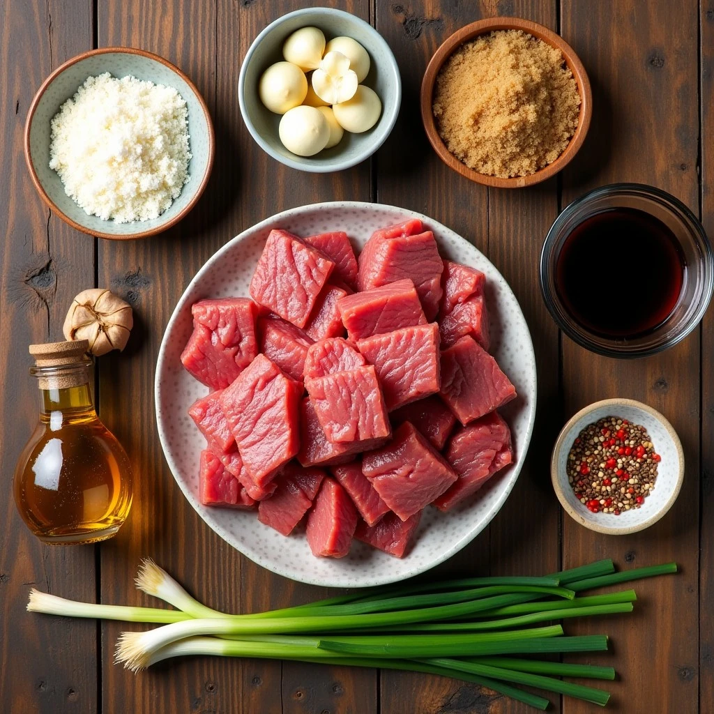 Mongolian beef recipe ingredients