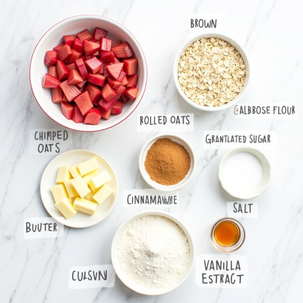 Strawberry Rhubarb recipes ingredients