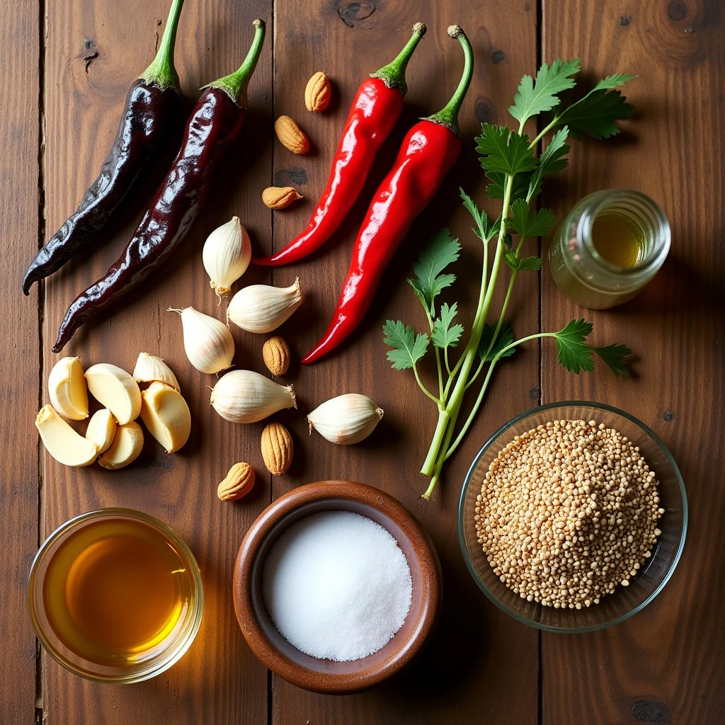 Salsa Macha Recipe ingredients