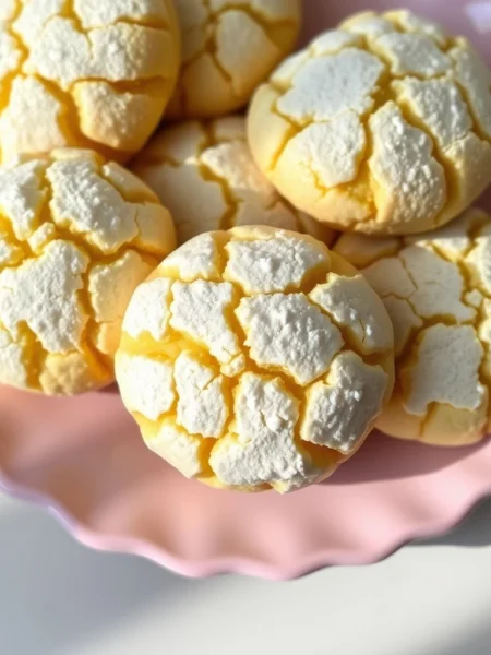 Lemon Cake Mix Cookies
