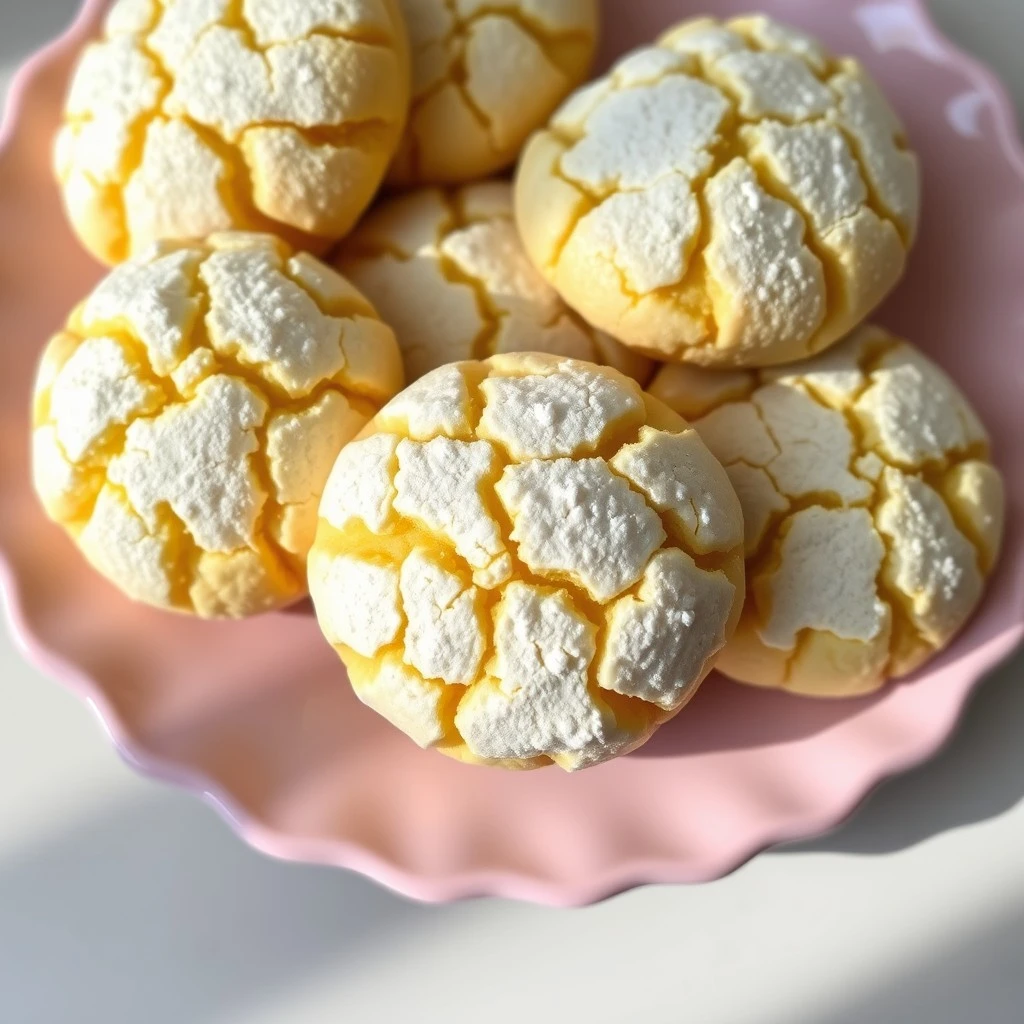Lemon Cake Mix Cookies