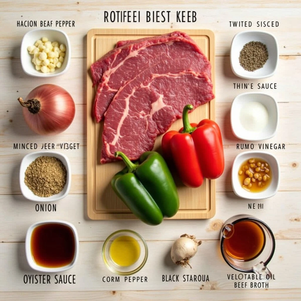pepper steak recipe ingredients