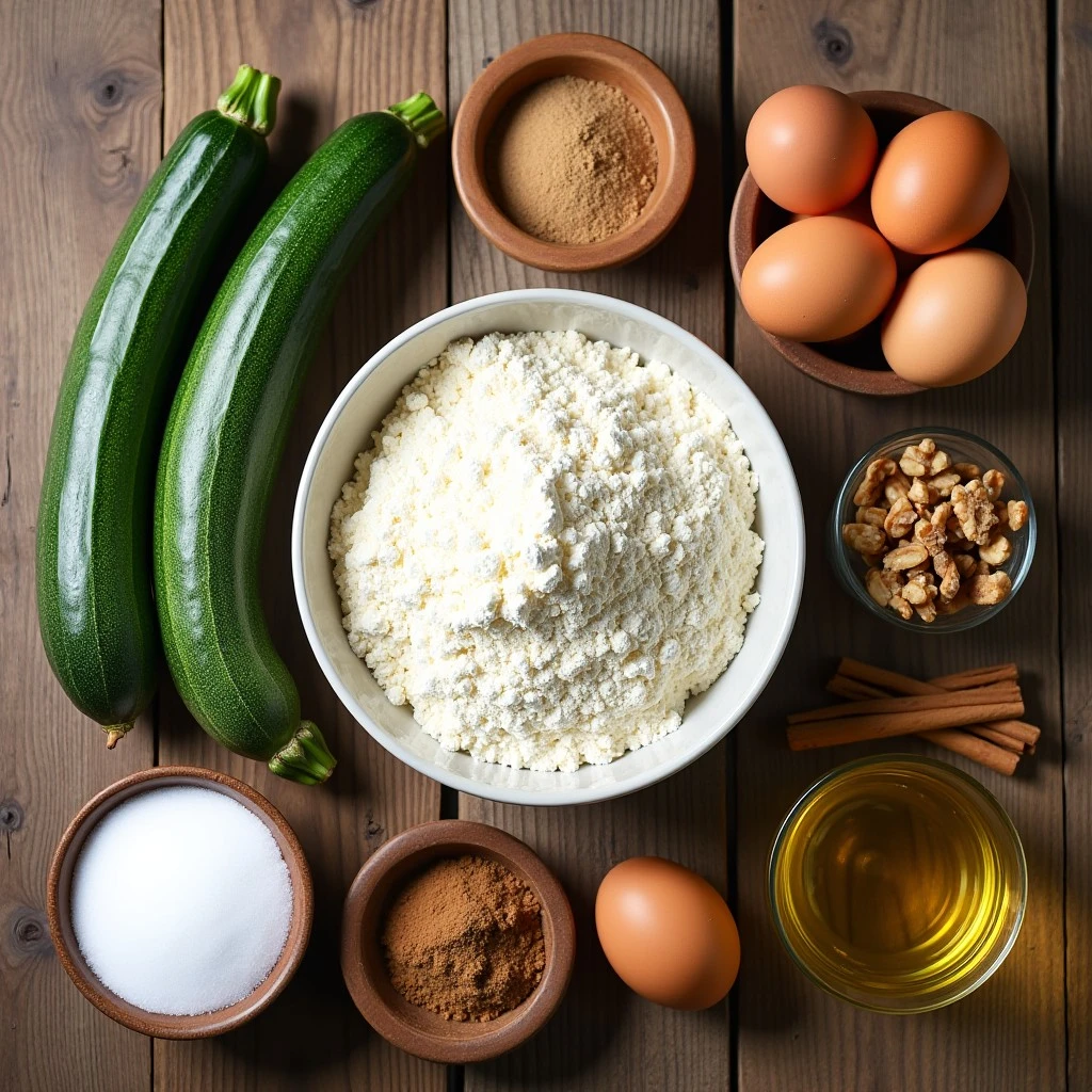zucchini bread ingredients