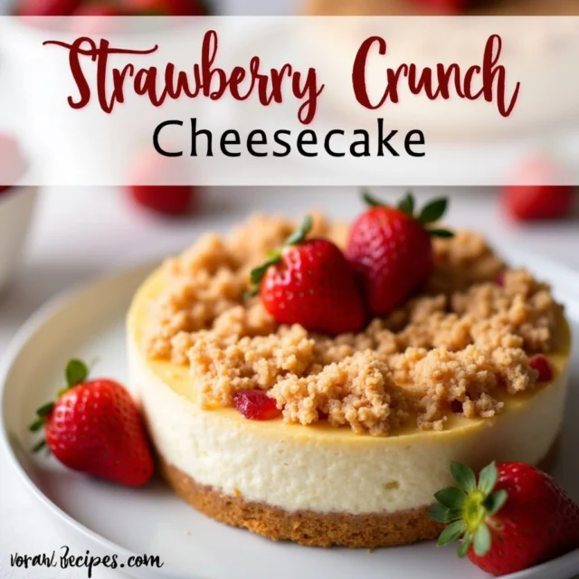 🍓 No-Bake Strawberry Crunch Cheesecake! 🍰
Creamy, crunchy, and absolutely delicious—this cheesecake is the perfect dessert for any occasion! No oven needed, just chill and enjoy. Try this easy recipe now! ❤️✨
📌 Get the full recipe here 👉 norahsrecipes.com
#StrawberryCrunchCheesecake #NoBakeDessert #EasyRecipes #HomemadeTreats