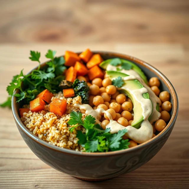 Fuel your day with this colorful High-Protein Buddha Bowl 🌈💪
Packed with nutrients, flavor, and feel-good vibes!
Recipe 👉 [link in bio] #HealthyEats #BuddhaBowl #proteinpower