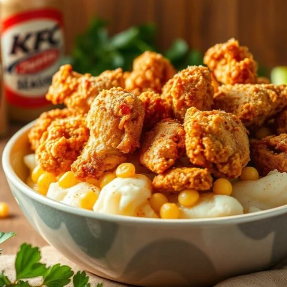 Better Than Takeout: Homemade KFC Bowl! 😍

Craving that famous KFC bowl? Now you can make it at home—quick, easy, and sooo satisfying! 😋
Layers of creamy mashed potatoes, crispy popcorn chicken, sweet corn, gooey cheese, and rich brown gravy… all in ONE perfect bite. 🥔🧀🌽

Ready in under 30 minutes and perfect for cozy dinners!
📌 Save this for later & tag someone who NEEDS to try this!
👇 Grab the full recipe:
🔗 Link in bio or visit https://norahsrecipes.com/recipe/kfc-bowl-recipe/

👩‍🍳 Who’s making this tonight?

#KFCBowlRecipe #ComfortFoodLovers #EasyDinnerIdeas #CopycatRecipe #MashedPotatoBowl #NorahsRecipes #WeeknightMeals #FoodieFavorites #DinnerGoals #foodinspo